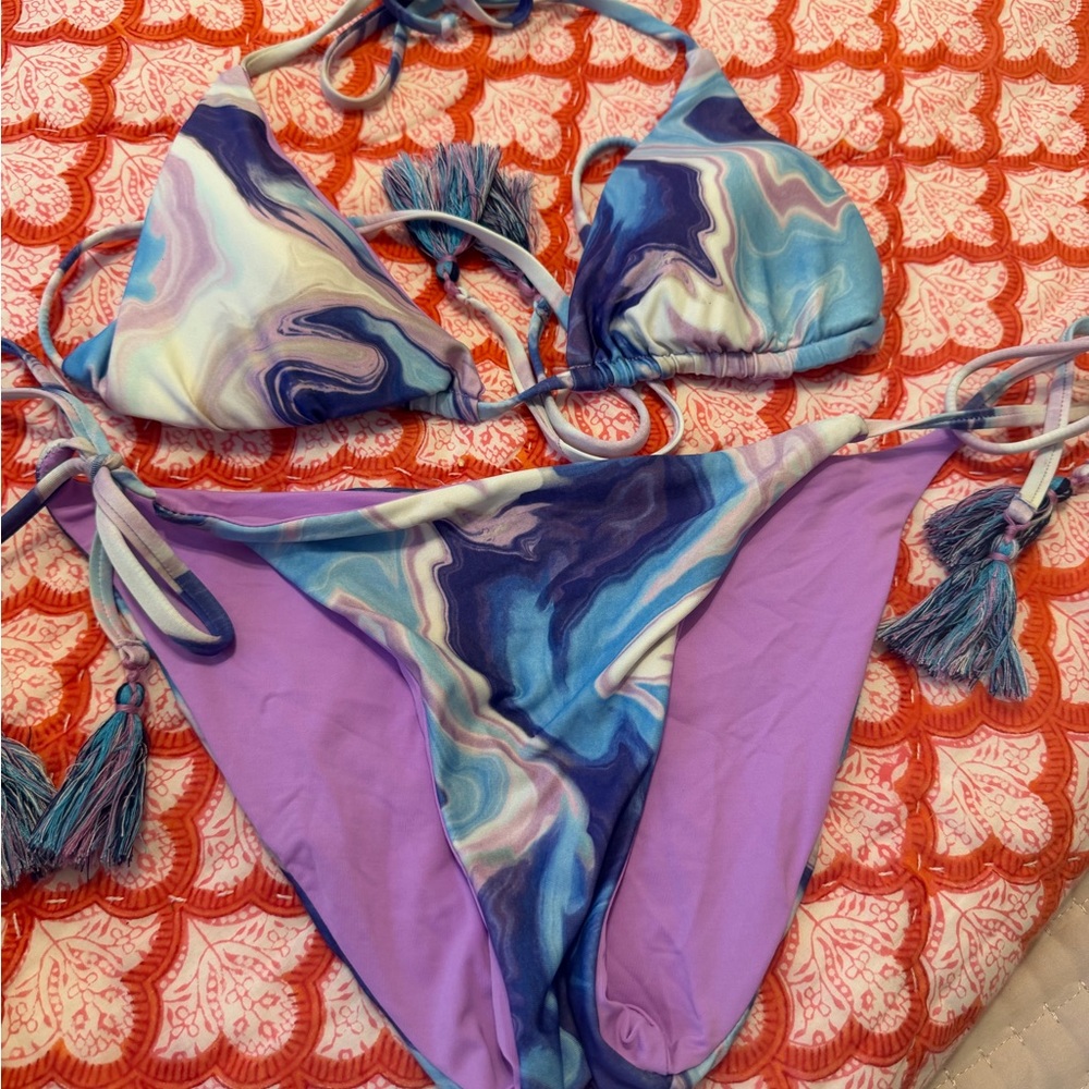 BECCA Multicolor Swirl Bikini